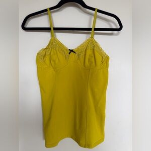 La Senza Lace Bustier Cami Top Underwire Corset Tank Size Large